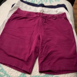 Three pairs blue, white, purple good for lounging